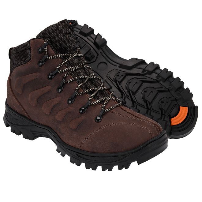 bota coturno adventure masculino couro legítimo 3206
